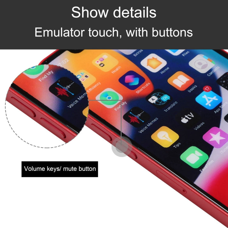 For iPhone 13 mini Color Screen Non-Working Fake Dummy Display Model(Red) - For iPhone & iPad by PMC Jewellery | Online Shopping South Africa | PMC Jewellery | Buy Now Pay Later Mobicred