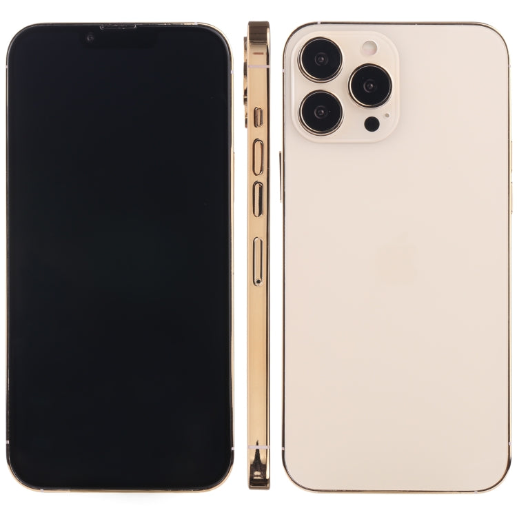 For iPhone 13 Pro Max Black Screen Non-Working Fake Dummy Display Model(Gold) - free shipping - PMC Jewellery - Order now!