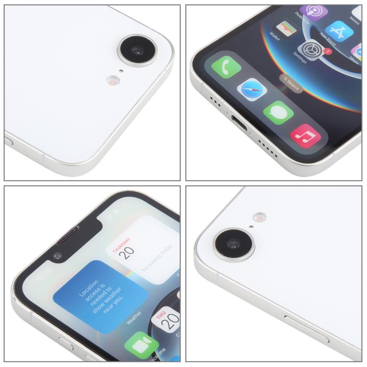 For iPhone 16e Color Screen Non-Working Fake Dummy Display Model (White) - For iPhone & iPad by PMC TechLife | Online Shopping South Africa | PMC TechLife | Buy Now Pay Later Mobicred