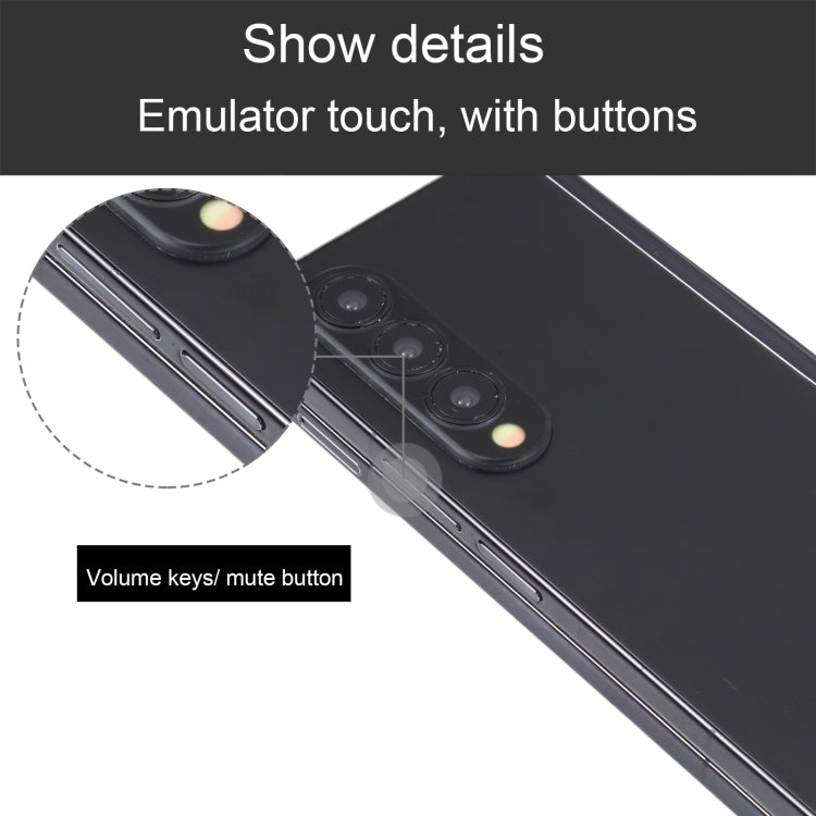 For Samsung Galaxy Z Fold4 Color Screen Non-Working Fake Dummy Display Model (Black) - For Galaxy by PMC TechLife | Online Shopping South Africa | PMC TechLife