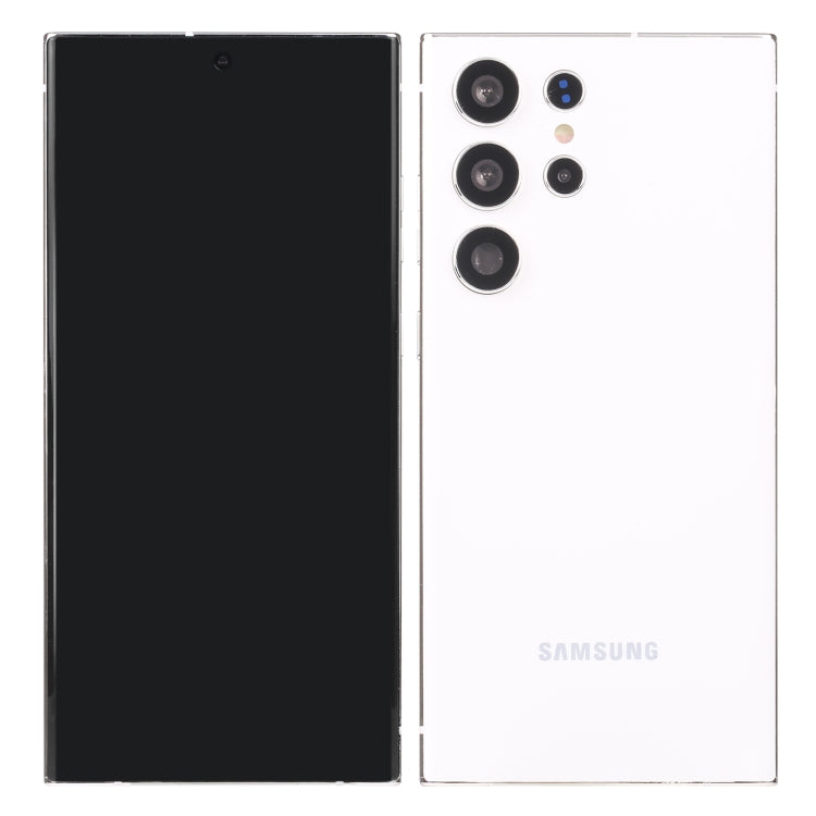 For Samsung Galaxy S23 Ultra 5G Black Screen Non-Working Fake Dummy Display Model(White) - For Galaxy by PMC TechLife | Online Shopping South Africa | PMC TechLife