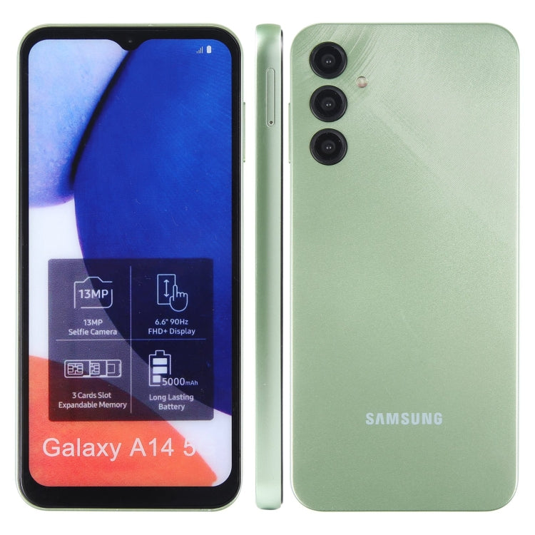 For Samsung Galaxy A14 5G Color Screen Non-Working Fake Dummy Display Model(Light Green) - For Galaxy by PMC Jewellery | Online Shopping South Africa | PMC Jewellery | Buy Now Pay Later Mobicred