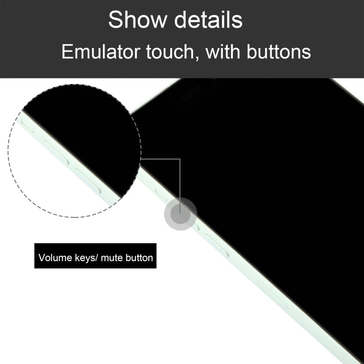 For iPhone 15 Black Screen Non-Working Fake Dummy Display Model (Green) - For iPhone & iPad by PMC TechLife | Online Shopping South Africa | PMC TechLife | Buy Now Pay Later Mobicred