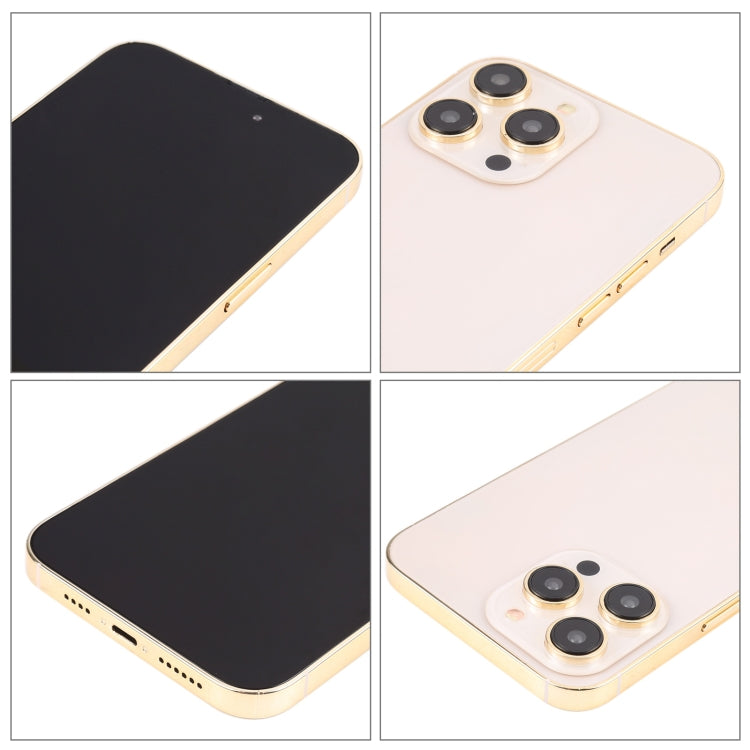 For iPhone 14 Pro Max Black Screen Non-Working Fake Dummy Display Model (Gold) - For iPhone & iPad by PMC TechLife | Online Shopping South Africa | PMC TechLife