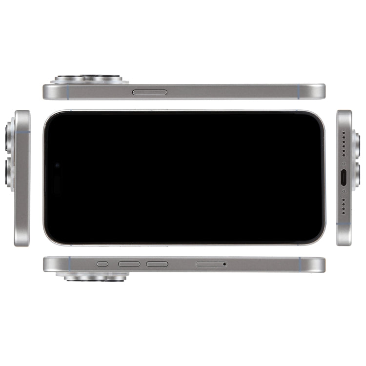 For iPhone 15 Pro Max Black Screen Non-Working Fake Dummy Display Model (Natural Titanium) - free shipping - PMC TechLife - Order now!