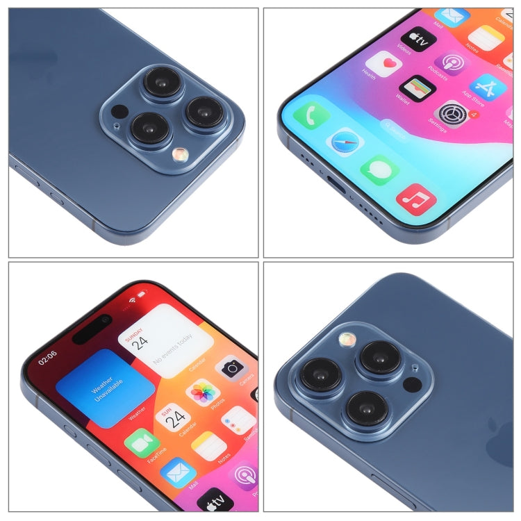 For iPhone 15 Pro Color Screen Non-Working Fake Dummy Display Model (Blue) - For iPhone & iPad by PMC TechLife | Online Shopping South Africa | PMC TechLife