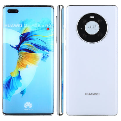 For Huawei Mate 40 Pro 5G Color Screen Non-Working Fake Dummy Display Model(White) - For Huawei by PMC Jewellery | Online Shopping South Africa | PMC Jewellery | Buy Now Pay Later Mobicred