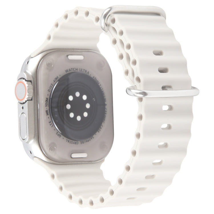 For Apple Watch Ultra 2 49mm Color Screen Non-Working Fake Dummy Display Model (Beige White) - Watch Model by PMC TechLife | Online Shopping South Africa | PMC TechLife | Buy Now Pay Later Mobicred