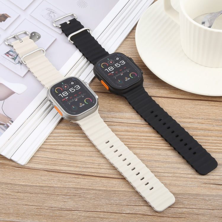 For Apple Watch Ultra 2 49mm Color Screen Non-Working Fake Dummy Display Model (Beige White) - Watch Model by PMC TechLife | Online Shopping South Africa | PMC TechLife | Buy Now Pay Later Mobicred