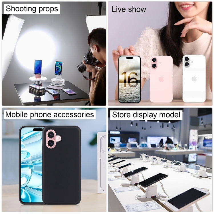 For iPhone 16 Plus Black Screen Non-Working Fake Dummy Display Model (Pink) - free shipping - PMC TechLife - Order now!