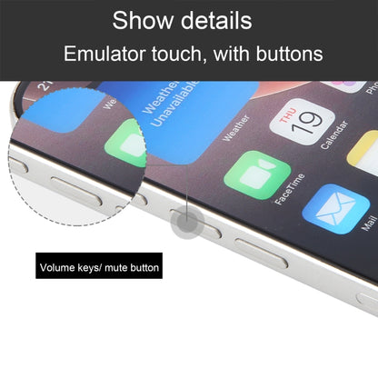 For iPhone 16 Pro Max Color Screen Non-Working Fake Dummy Display Model (White) - For iPhone & iPad by PMC Jewellery | Online Shopping South Africa | PMC Jewellery | Buy Now Pay Later Mobicred