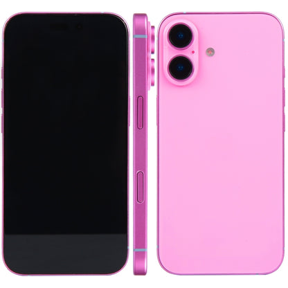 For iPhone 16 Black Screen Non-Working Fake Dummy Display Model (Pink) - For iPhone & iPad by PMC Jewellery | Online Shopping South Africa | PMC Jewellery | Buy Now Pay Later Mobicred