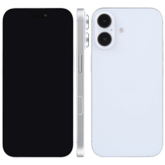 For iPhone 16 Plus Black Screen Non-Working Fake Dummy Display Model (White) - For iPhone & iPad by PMC Jewellery | Online Shopping South Africa | PMC Jewellery | Buy Now Pay Later Mobicred