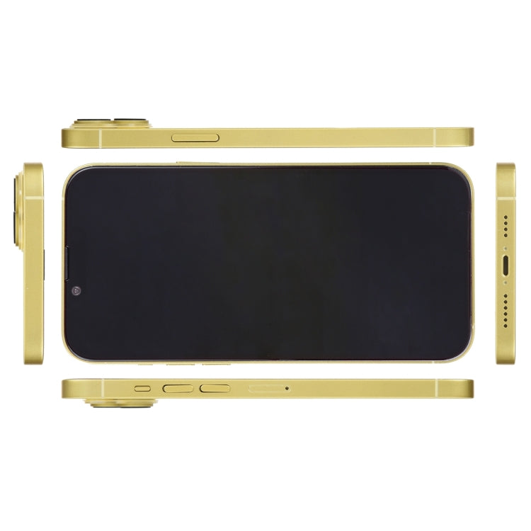 For iPhone 14 Black Screen Non-Working Fake Dummy Display Model(Yellow) - free shipping - PMC Jewellery - Order now!