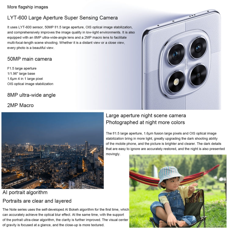 Xiaomi Redmi Note 14 Pro, 12GB+256GB, 6.67 inch Xiaomi HyperOS Mediatek Dimensity 7300-Ultra Octa Core, NFC, Network: 5G (White) - free shipping - PMC Jewellery - Order now!