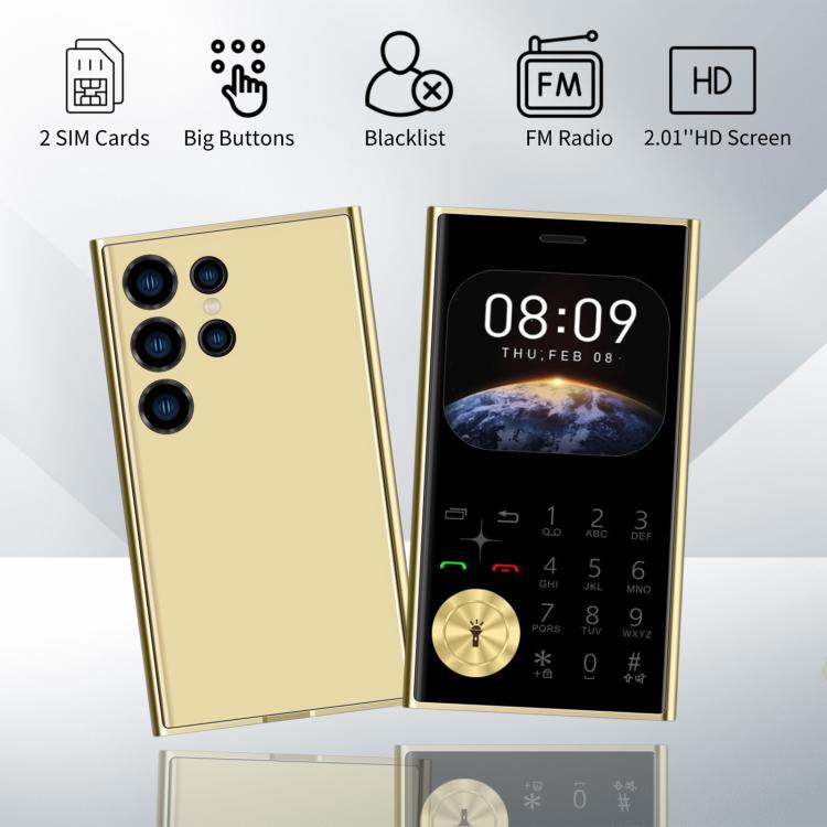 V8 Card Mobile Phone, 2.01 inch, MTK6261D, Support Bluetooth, FM, Torch, GSM, Dual SIM (Sky Blue) - free shipping - PMc TechLife - Order now!