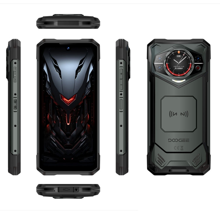 DOOGEE S200 Rugged Phone, 12GB+256GB, Side Fingerprint, 6.72 inch Android 14 Dimensity 7050 Octa Core 2.6GHz, Network: 5G, OTG, NFC (Dark Grey) - DOOGEE by DOOGEE | Online Shopping South Africa | PMC Jewellery | Buy Now Pay Later Mobicred