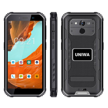 UNIWA F963 Pro Rugged Smart Phone, 4GB+64GB, 5.5 inch Android 13, Unisoc T606 Octa Core, NFC, Fingerprint Unlock, 4G Network, US Plug (Black Grey) - UNIWA by UNIWA | Online Shopping South Africa | PMC Jewellery | Buy Now Pay Later Mobicred