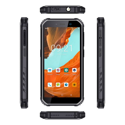 UNIWA F963 Pro Rugged Smart Phone, 4GB+64GB, 5.5 inch Android 13, Unisoc T606 Octa Core, NFC, Fingerprint Unlock, 4G Network, UK Plug (Black Grey) - UNIWA by UNIWA | Online Shopping South Africa | PMC Jewellery | Buy Now Pay Later Mobicred