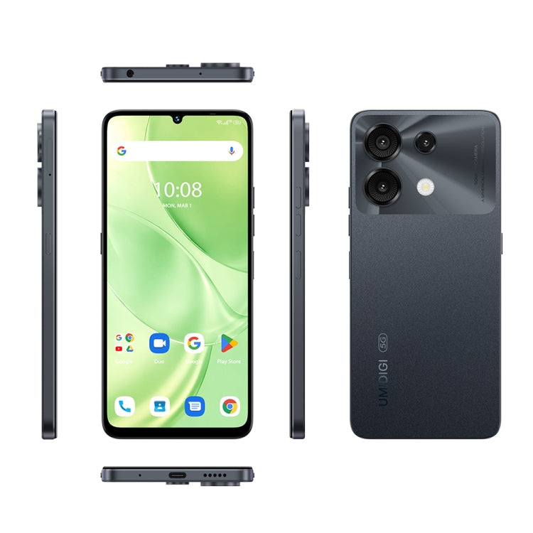 [HK Warehouse] UMIDIGI G9 5G, 6GB+128GB, Side Fingerprint & Face ID Identification, 6.75 inch Android 14 UNISOC T765 Octa Core, Network: 5G (Space Black) - UMIDIGI by UMIDIGI | Online Shopping South Africa | PMC Jewellery | Buy Now Pay Later Mobicred