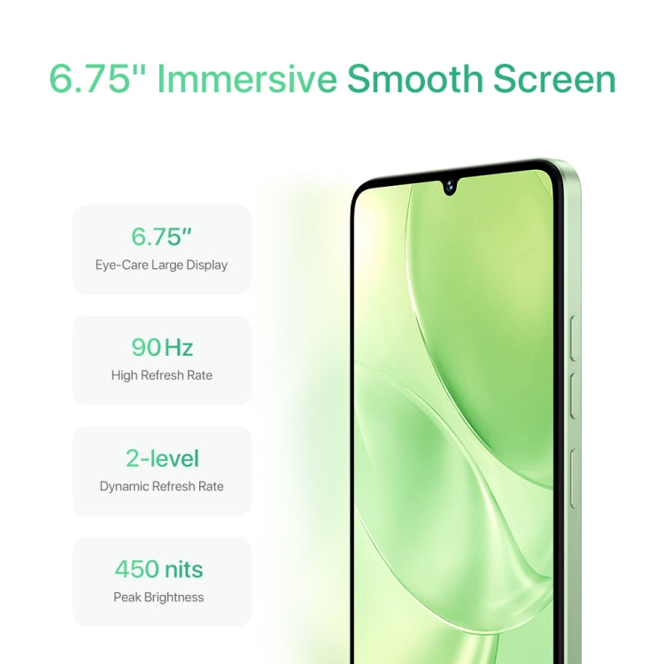 UMIDIGI G9 5G, 6GB+128GB, Side Fingerprint & Face ID Identification, 6.75 inch Android 14 UNISOC T765 Octa Core, Network: 5G (Galaxy Green) - UMIDIGI by UMIDIGI | Online Shopping South Africa | PMC Jewellery | Buy Now Pay Later Mobicred