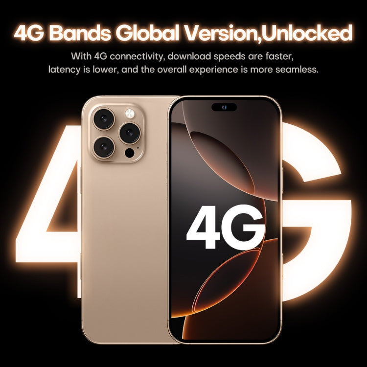 i16 Pro Max / A08A, 3GB+64GB, 6.73 inch Screen, Face Identification, Android 8.1 MTK6753 Octa Core, Network: 4G, Dual SIM, UK Plug (Gold) - free shipping - PMC Jewellery - Order now!