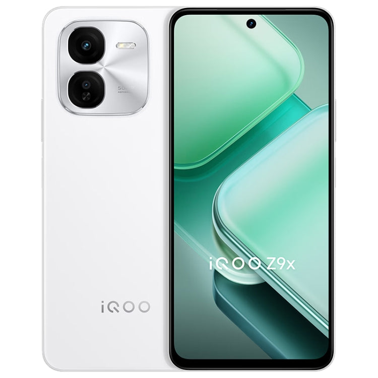 vivo iQOO Z9x, Dual Back Cameras, 8GB+256GB, Face ID Screen Fingerprint Identification, 6.72 inch Android 14.0 OriginOS 4 Snapdragon 6 Gen 1 Octa Core 2.2GHz, OTG, Network: 5G, Support Google Play (White) - vivo by vivo | Online Shopping South Africa | PMC Jewellery | Buy Now Pay Later Mobicred