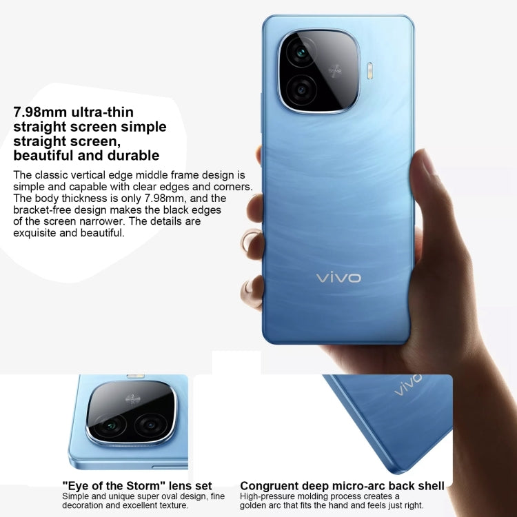 vivo Y200 GT, Dual Back Cameras, 8GB+256GB, Face ID Screen Fingerprint Identification, 6.78 inch Android 14.0 OriginOS 4 Snapdragon 7 Gen 3 Octa Core 2.63GHz, OTG, NFC, Network: 5G, Support Google Play (Black) - vivo by vivo | Online Shopping South Africa | PMC Jewellery | Buy Now Pay Later Mobicred