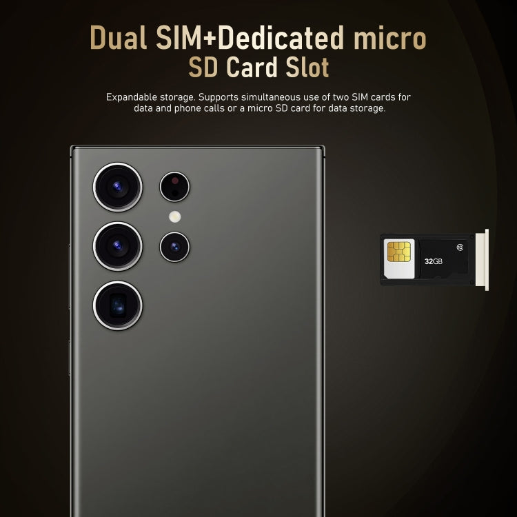 S24 Ultra / M106, 3GB+64GB, Face ID Identification, 6.75 inch Android 8.1 MTK6753 Octa Core, Network: 4G, Dual SIM (Black) -  by PMC Jewellery | Online Shopping South Africa | PMC Jewellery | Buy Now Pay Later Mobicred