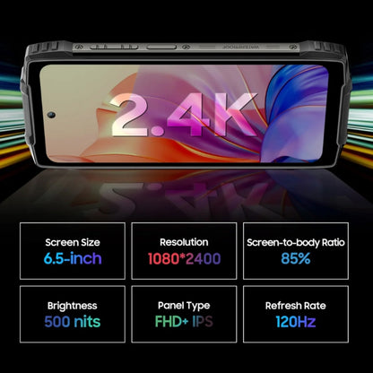 [HK Warehouse] Blackview Oscal PILOT 2, 8GB+256GB, IP68/IP69K/MIL-STD-810H, 6.5 inch Android 14 MediaTek MT6789 Octa Core, Network: 4G, OTG, NFC (Black) - Blackview by PMC Jewellery | Online Shopping South Africa | PMC Jewellery | Buy Now Pay Later Mobicred