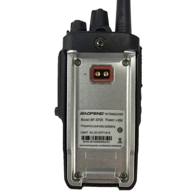 BaoFeng BF-9700 8W Single Band Radio Handheld Walkie Talkie with Monitor Function, EU Plug(Black) - free shipping - PMC TechLife - Order now!