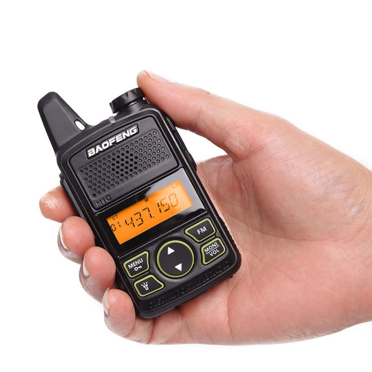 BaoFeng BF-T1 Single Band Radio Handheld Walkie Talkie, UK Plug - free shipping - PMC TechLife - Order now!