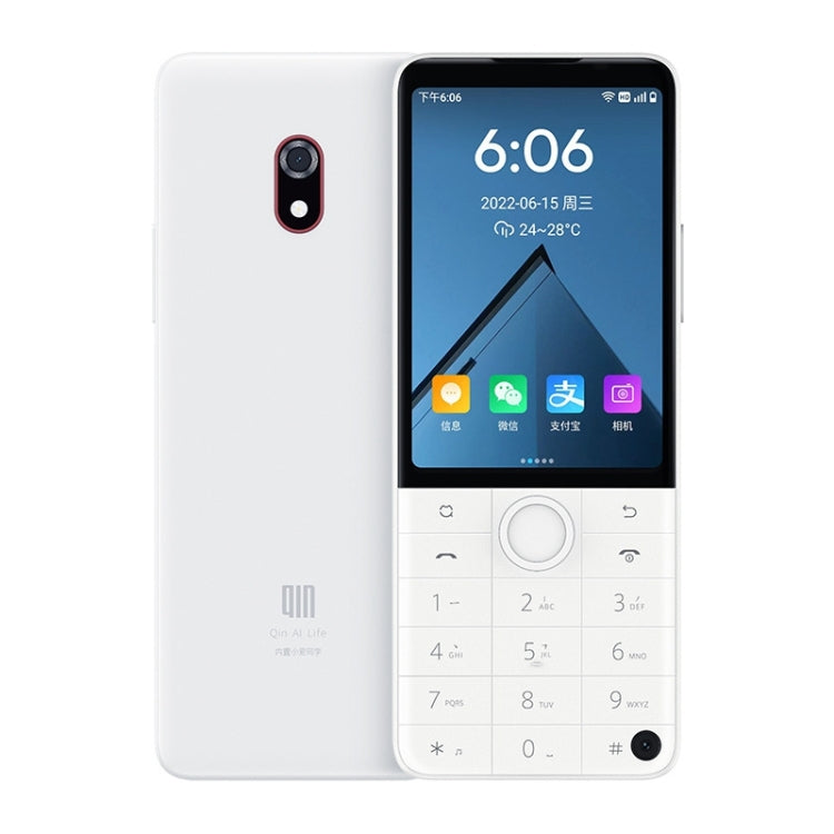 QIN F22 Pro 4G, 4GB+64GB, 3.54 inch Android 12 Helio G85 Octa Core, Network: 4G, OTG, Infrared Remote Control, Single SIM, Support Google Play(White) - Other by PMC Jewellery | Online Shopping South Africa | PMC Jewellery