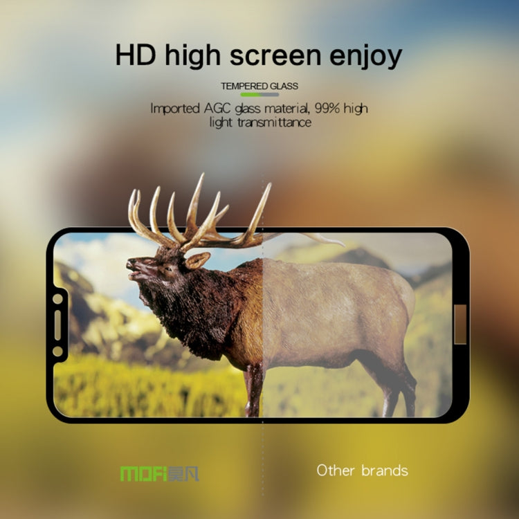 MOFI 9H Surface Hardness 2.5D Arc Edge Full Screen Tempered Glass Film for Huawei Honor Play(Black) - Honor Tempered Glass by MOFI | Online Shopping South Africa | PMC Jewellery