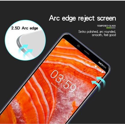 MOFI 9H 2.5D Anti-fall Full Screen Tempered Glass Film for Nokia 3.1 Plus (Black) - Nokia Tempered Glass by MOFI | Online Shopping South Africa | PMC Jewellery