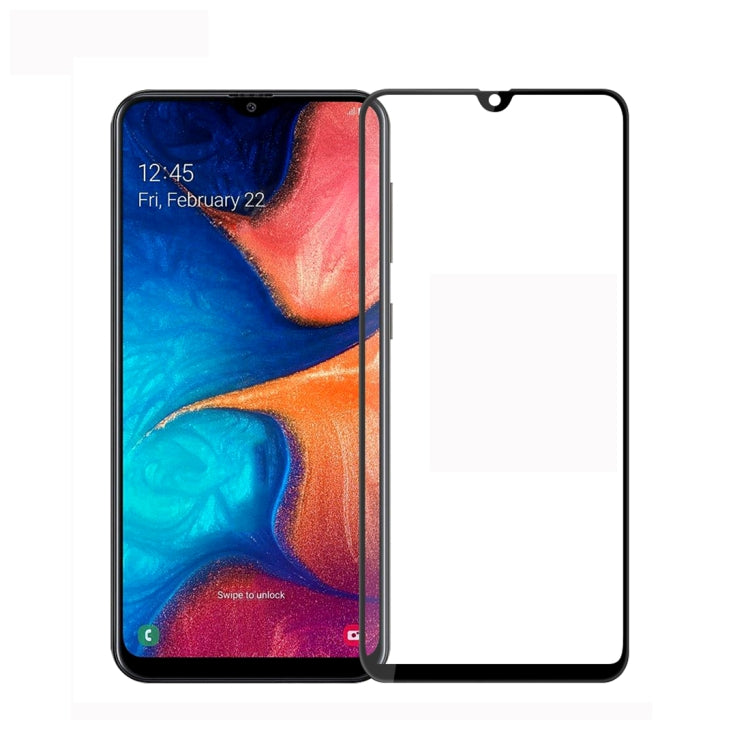 MOFI 9H 3D Explosion-proof Curved Screen Tempered Glass Film for Galaxy A20 (Black) - Galaxy Tempered Glass by MOFI | Online Shopping South Africa | PMC Jewellery