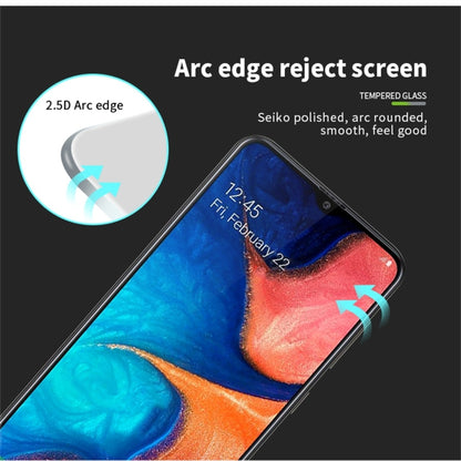 MOFI 9H 2.5D Full Screen Tempered Glass Film for Galaxy A20E (Black) - Galaxy Tempered Glass by MOFI | Online Shopping South Africa | PMC Jewellery