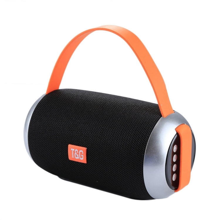 T&G TG112 Portable Bluetooth Speaker, with Mic & FM Radio Function, Support Hands-free & TF Card & U Disk Play(Black) - Desktop Speaker by T&G | Online Shopping South Africa | PMC Jewellery | Buy Now Pay Later Mobicred