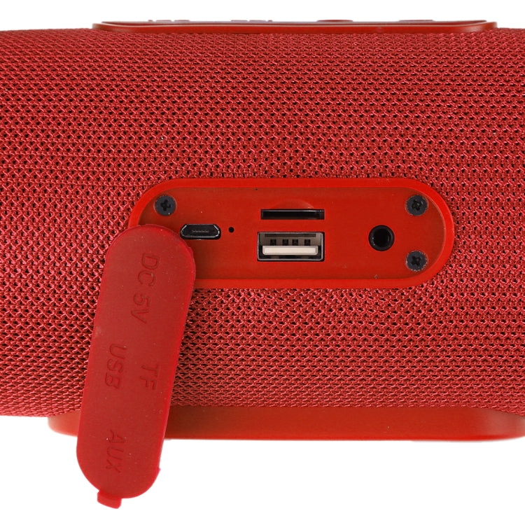 T&G TG109 Portable Wireless Bluetooth V4.2 Stereo Speaker with Handle, Built-in MIC, Support Hands-free Calls & TF Card & AUX IN & FM(Red) - Desktop Speaker by T&G | Online Shopping South Africa | PMC Jewellery | Buy Now Pay Later Mobicred