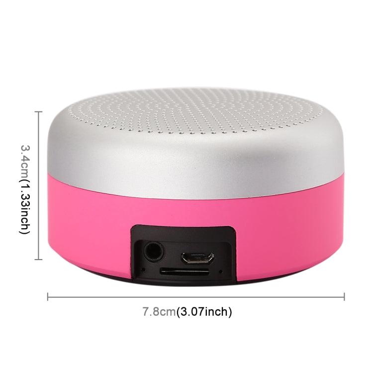 M227 Multifunctional Card Music Playback Bluetooth Speaker, Support Handfree Call & TF Card & AUX Audio Function(Magenta) - Desktop Speaker by PMC Jewellery | Online Shopping South Africa | PMC Jewellery | Buy Now Pay Later Mobicred