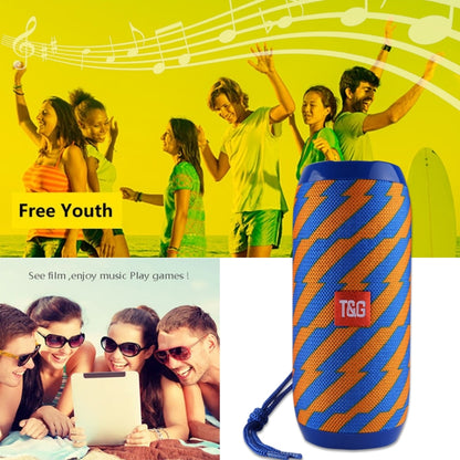 T&G TG117 Portable Bluetooth Stereo Speaker, with Built-in MIC, Support Hands-free Calls & TF Card & AUX IN & FM, Bluetooth Distance: 10m(Dark Blue) - Desktop Speaker by T&G | Online Shopping South Africa | PMC Jewellery | Buy Now Pay Later Mobicred