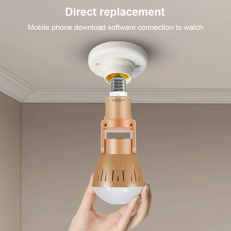 DP3 1.3 Megapixel Panoramic Universal Light Bulb Camera Mobile Phone Remote Installation Home Network HD Monitoring - Light Bulb Camera by PMc TechLife | Online Shopping South Africa | PMc TechLife | Buy Now Pay Later Mobicred