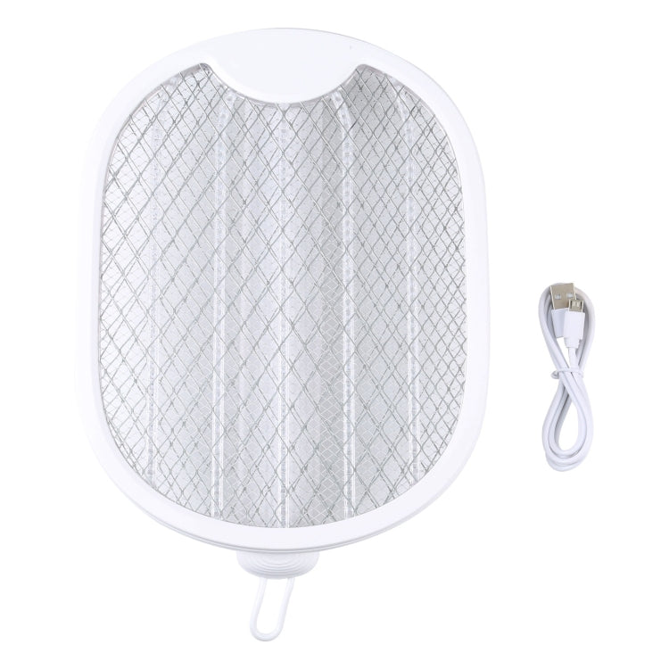 Multifunctional Rotating Folding Electric Mosquito Swatter (White) - Fly Swatter by PMC TechLife | Online Shopping South Africa | PMC TechLife | Buy Now Pay Later Mobicred