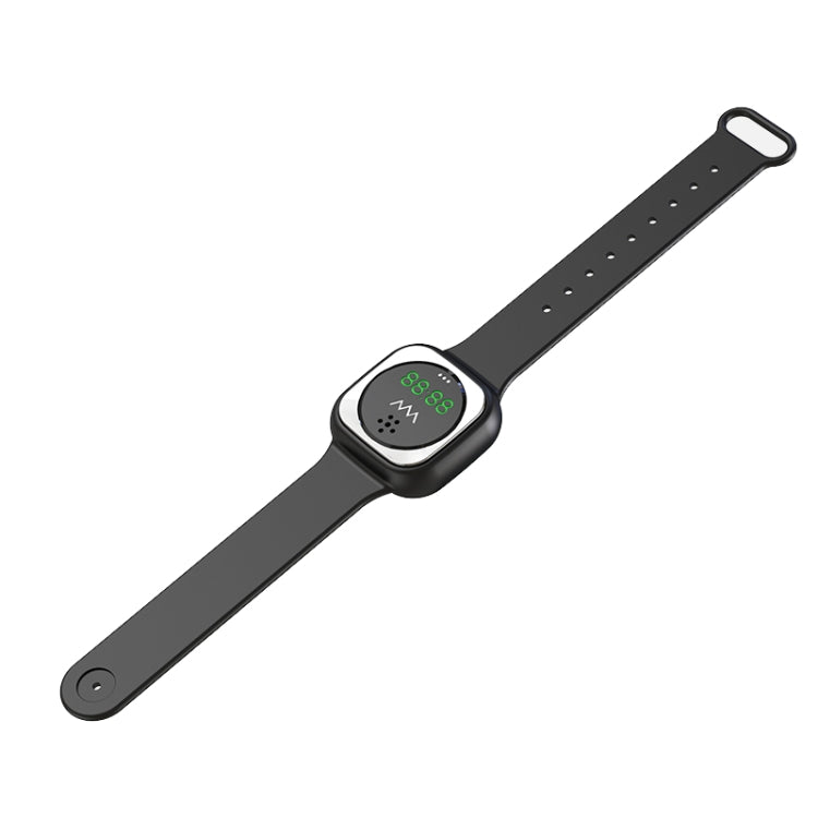 F9 Outdoor Silica Gel Mosquito Repellent Wristband with Clock(Black) - free shipping - PMC TechLife - Order now!