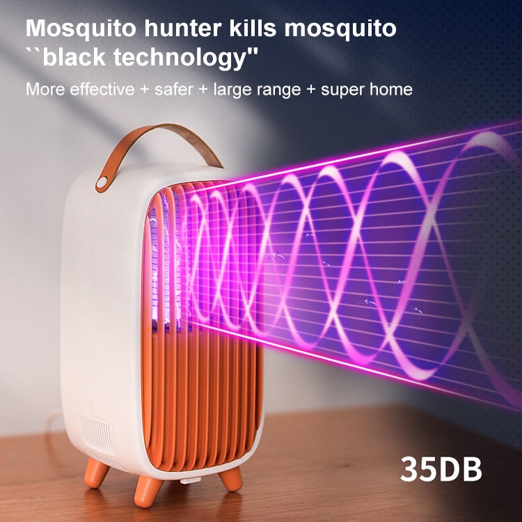 WT-M2 ABS+Leather Retro Mosquito Killer (Grey) - Repellents by PMC Jewellery | Online Shopping South Africa | PMC Jewellery | Buy Now Pay Later Mobicred