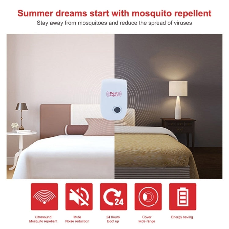 6pcs/Pack Ultrasonic Electronic Cockroach Mosquito Pest Reject Repeller, AU Plug - Repellents by PMC TechLife | Online Shopping South Africa | PMC TechLife | Buy Now Pay Later Mobicred
