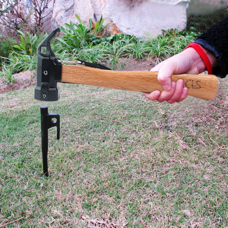 CLS-Outdoor Hexagonal Brass Brass Multi-function Nail Puller Shark Hammer - Others by PMC TechLife | Online Shopping South Africa | PMC TechLife | Buy Now Pay Later Mobicred