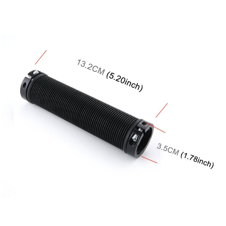 1 Pair AG15 Bicycle MTB Bike Lock-on Rubber Handlebar Grips(Black) - Bicycle Grips by PMC TechLife | Online Shopping South Africa | PMC TechLife | Buy Now Pay Later Mobicred