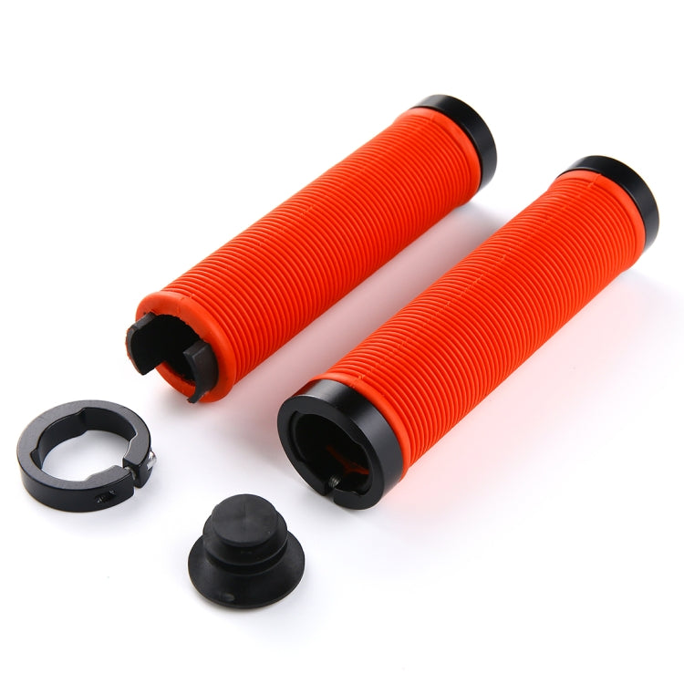 1 Pair AG15 Bicycle MTB Bike Lock-on Rubber Handlebar Grips(Black) - Bicycle Grips by PMC TechLife | Online Shopping South Africa | PMC TechLife | Buy Now Pay Later Mobicred