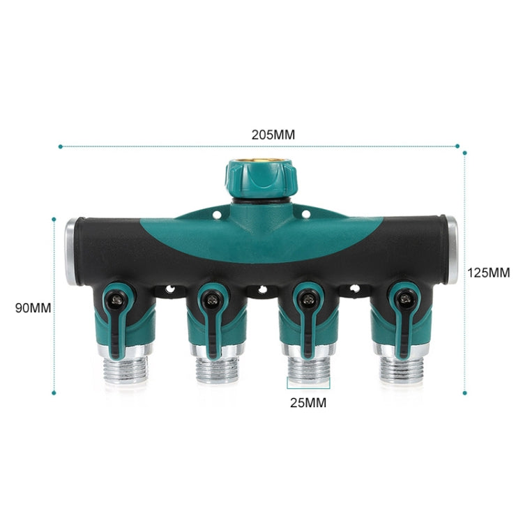 4 In 1 Multi-function Garden Water Sprinklers Lawn Irrigation Valve Water Dividing Controller Water Pipe Shunt, EU Plug - free shipping - PMc TechLife - Order now!